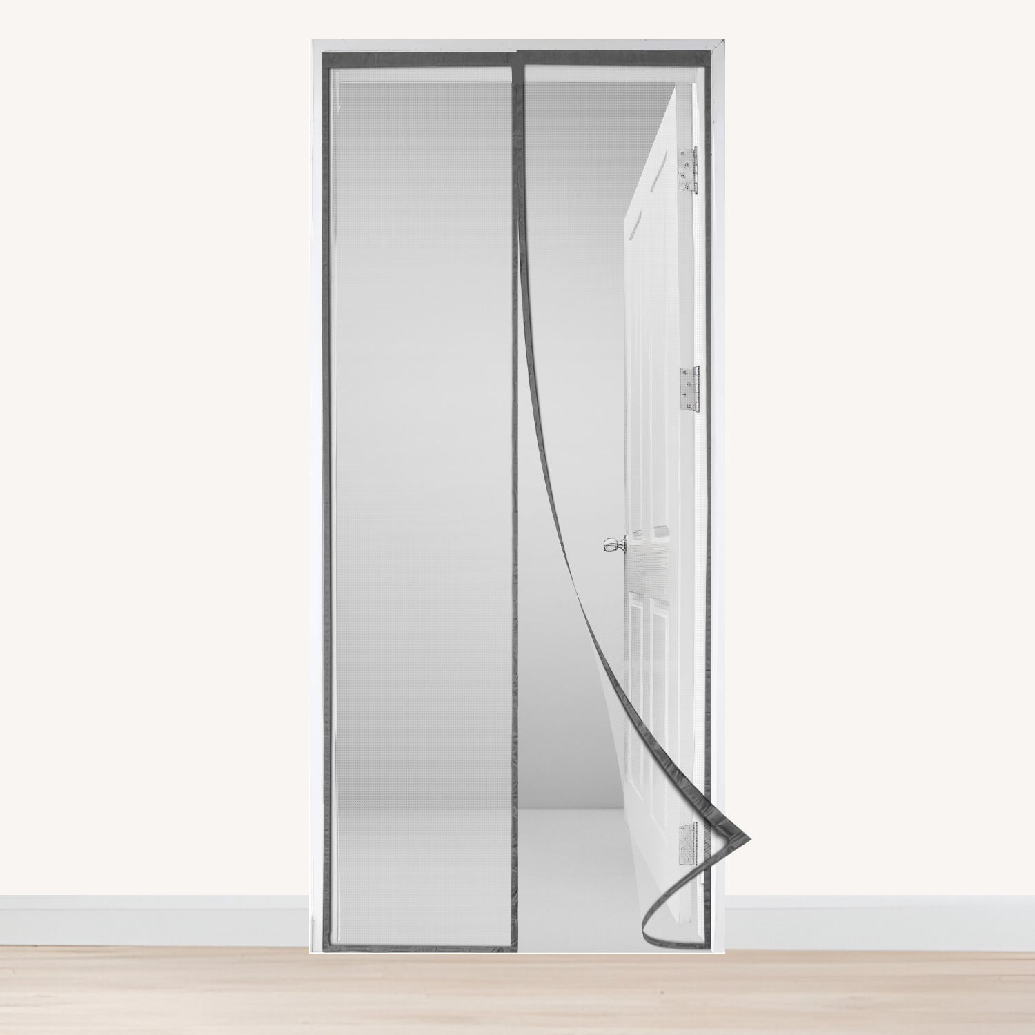 Fiberglass Door Mosquito Net - Grey