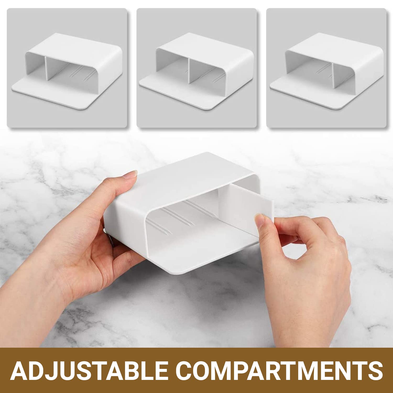 TurtleGrip Magnetic Holder (White, Pack of 2)