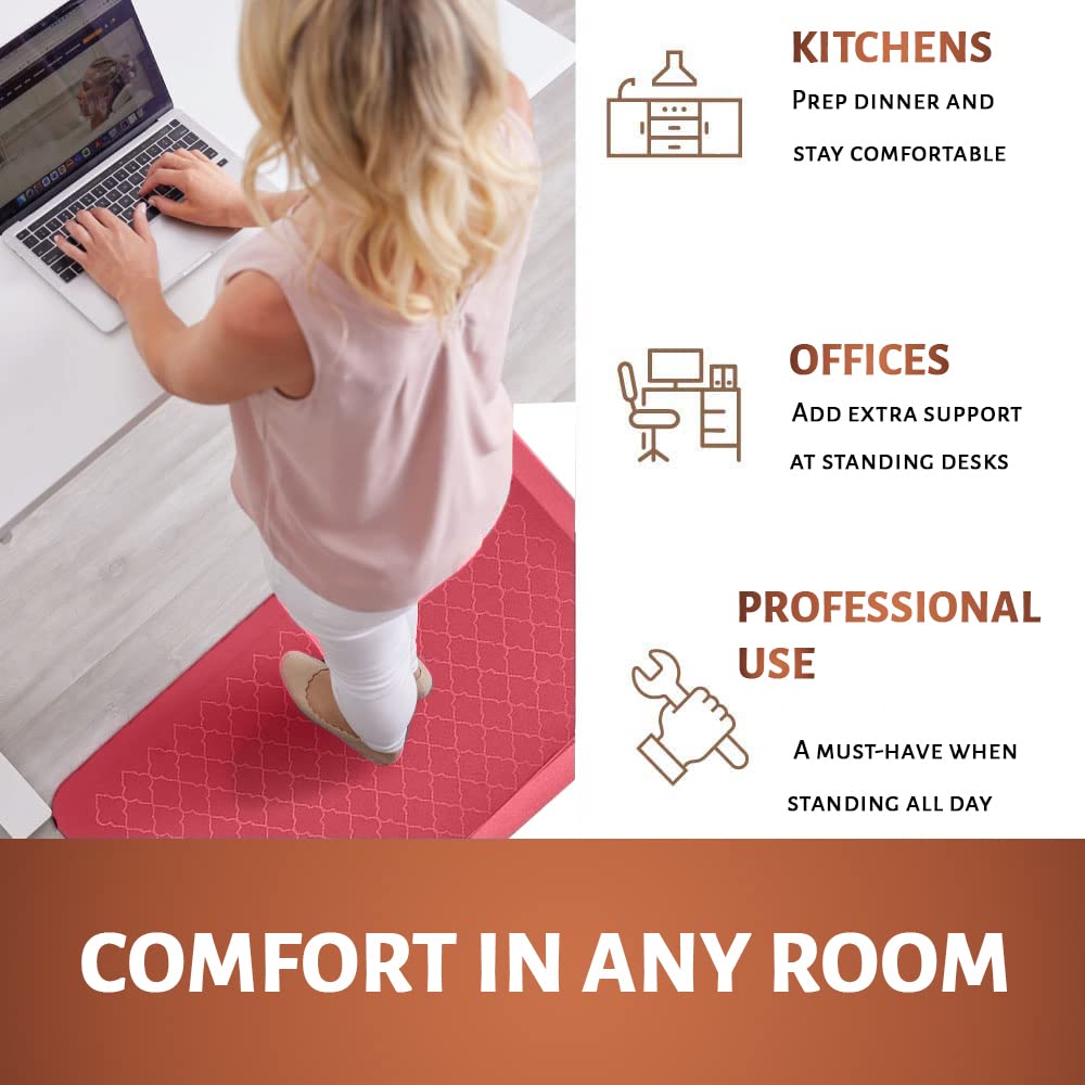 Anti Fatigue Mat -Red - TurtleGrip