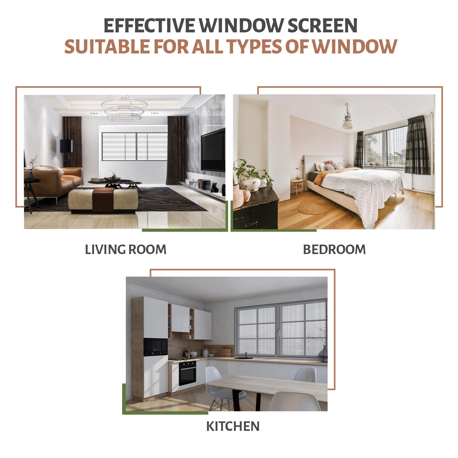 TurtleGrip Fiberglass Pre-Stitched Window Mosquito Net with Zipper- Grey