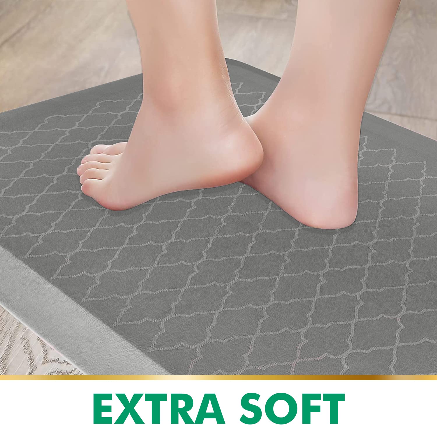 Anti Fatigue Mat -Gray - TurtleGrip
