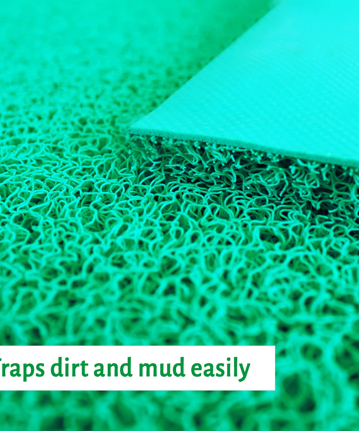 Multipurpose Commercial Cushion Noodle Floor Mat- Green - TurtleGrip