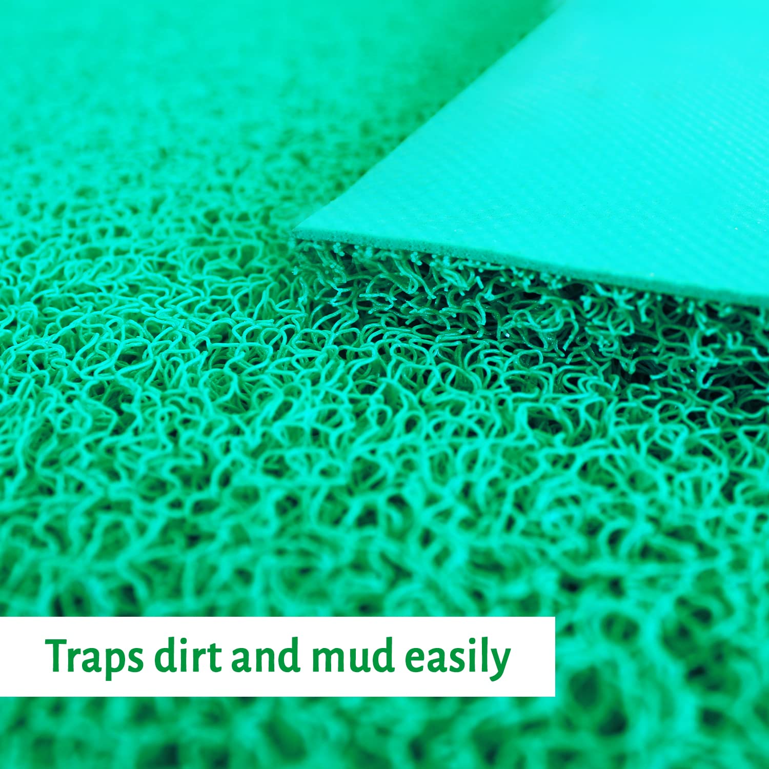 Multipurpose Commercial Cushion Noodle Floor Mat- Green - TurtleGrip